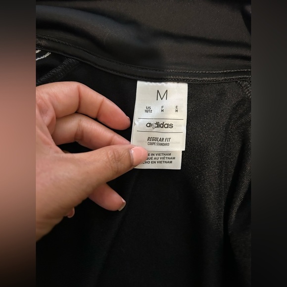 Adidas unisex Athletic Sport Tricot Bomber Jacket, Black Big Kid M 10/12 - Picture 2 of 11